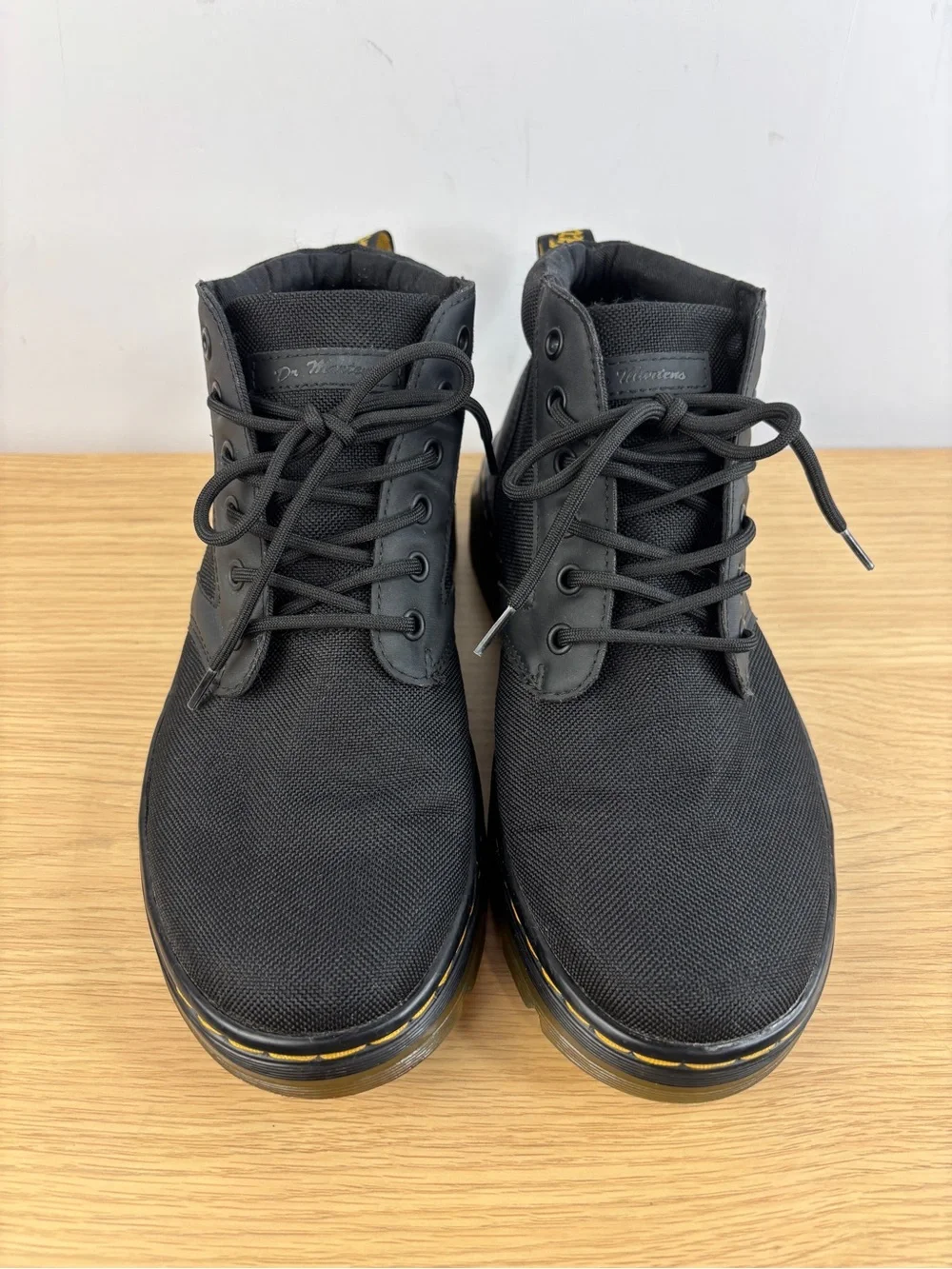 Dr. Martens Black Bonny Chukka Boot Extra Tough Poly Fabric Mens 8 Woman’s 9